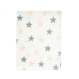 Σεντόνι Βρεφικό Star 103 Grey DimCol Λίκνου 80x110cm 100% Βαμβάκι