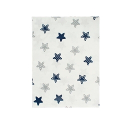 Σεντόνια Παιδικά Σετ 2τμχ Star 102 Blue DimCol Μονό 160x240cm 100% Βαμβάκι