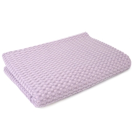 Κουβέρτα Βρεφική Πικέ Μονόχρωμη Purple DimCol Κούνιας 85x110cm 100% Βαμβάκι