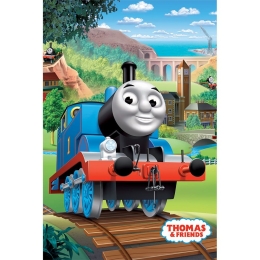 Κουβέρτα Βρεφική Fleece Polyester Thomas 23 Digital Print Disney DimCol Κούνιας 100x150cm Πολυέστερ