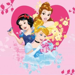 Λαβέτα Παιδική Princess 52 Digital Print Disney DimCol Λαβέτα 30x30cm 100% Βαμβάκι