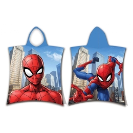 Πόντσο Παραλίας Disney Spiderman 10 Digital Print 50X115cm Multi DimCol