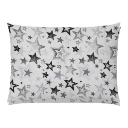 Μαξιλαροθήκη Παιδική Star 120 Grey DimCol 50Χ70 50x70cm 100% Βαμβάκι