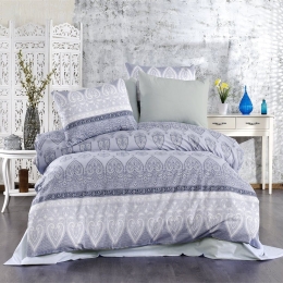 Σεντόνια Ηλέκτρα 360 (Σετ 3τμχ) Grey DimCol Μονό 160x240cm Βαμβάκι-Πολυέστερ