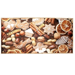 Χαλάκι Κουζίνας Dried 254 Multi DimCol 80X200cm Πολυέστερ