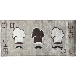Χαλάκι Κουζίνας Chef 255 Brown DimCol 67X150cm Πολυέστερ
