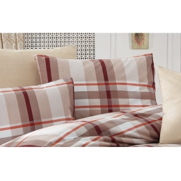 Μαξιλαροθήκη Εκάβη 423 Beige DimCol 50Χ70 50x70cm Βαμβάκι-Πολυέστερ