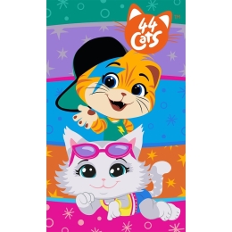 Πετσέτα Παιδική Disney 44 Cats 09 Digital Print Multi DimCol Προσώπου 30x50cm 100% Βαμβάκι