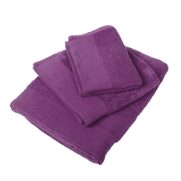 Πετσέτα Πενιέ Dark Purple DimCol Προσώπου 50x100cm 100% Βαμβάκι