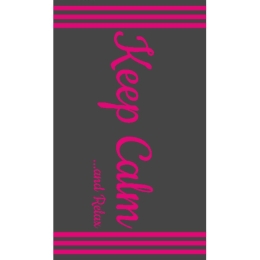Πετσέτα Θαλάσσης Βελουτέ 204 Fuchsia DimCol Θαλάσσης 87x165cm 100% Βαμβάκι