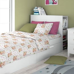 Σεντόνια Παιδικά Lion Cub 530 (Σετ 3τμχ) Beige DimCol Μονό 160x240cm 100% Βαμβάκι