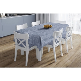 Τραπεζομάντηλο Αλέκιαστο Panama Shadow Sky Blue DimCol 140X180 140x180cm Βαμβάκι-Πολυέστερ