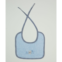 Σαλιάρα Με Κέντημα Baby Bear 161 Ciel DimCol 25x25cm 100% Βαμβάκι