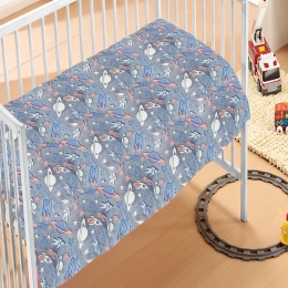 Κουβέρτα Βρεφική Galaxy Fleece Φωσφοριζέ Multi DimCol Αγκαλιάς 70x110cm Πολυέστερ