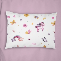 Μαξιλαροθήκη Παιδική Unicorn 105 Multi DimCol 35X45 100% Βαμβακερή Φανέλα