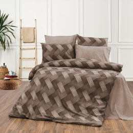 Πάπλωμα Αλκμήνη 451 Beige DimCol Υπέρδιπλo 220x240cm Βαμβάκι-Πολυέστερ