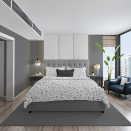 Πάπλωμα Πεντάγραμμο 446 White DimCol Μονό 160x240cm Βαμβάκι-Πολυέστερ