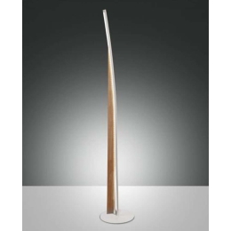 Φωτιστικό Δαπέδου Cordoba 3697-10-102 35W Led Φ22cm 167cm White Fabas Luce Μέταλλο,Ξύλο