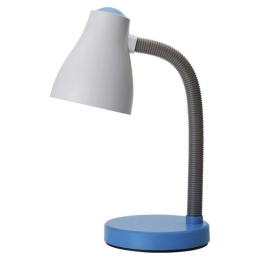 Φωτιστικό Γραφείου 6036 C 1XE27 15W Φ14cm 42cm Blue Perenz