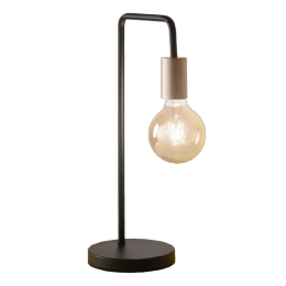 Φωτιστικό Επιτραπέζιο 6607 N 1XE27 40W Φ15cm 42cm Black Perenz Μέταλλο