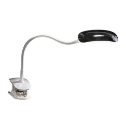 Φωτιστικό Γραφείου 6314 B Εύκαμπτο Με Πένσα 5W Led 40x40cm White Perenz