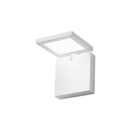 Φωτιστικό Τοίχου - Απλίκα 6706 B LC Ρυθμιζόμενο 10W Led 12x12cm White Perenz Μέταλλο