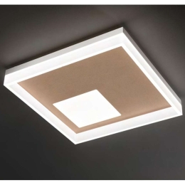 Φωτιστικό Οροφής - Πλαφονιέρα 6855 OR CT 48W Led 51x51x8,5cm Gold Perenz Μέταλλο,Ακρυλικό