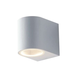 Φωτιστικό Τοίχου - Απλίκα One I-ONE-AP1 BCO 1xGU10 IP54 9,3x8x6,7cm White Intec