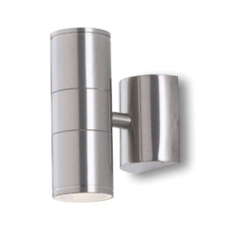 Φωτιστικό Τοίχου - Απλίκα Jump I-JUMP-AP2 INOX 2xGU10 16x11x6cm Inox Intec