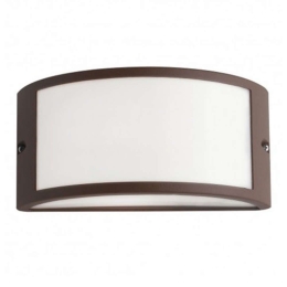 Φωτιστικό Τοίχου - Απλίκα Austin I-AUSTIN-AP BRO 1xE27 25x13x12cm Bronze Intec