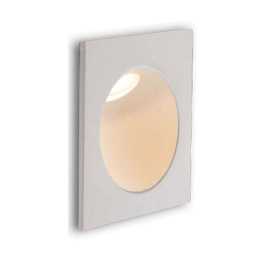 Φωτιστικό Τοίχου - Απλίκα Χωνευτή Onyx INC-ONYX-Q1 BCO 2W Led 9x9x4cm White Intec