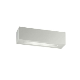 Φωτιστικό Τοίχου - Απλίκα Candida I-CANDIDA-S-AP 1xE14 13W 22x9x7cm White Intec Γύψος
