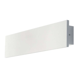 Φωτιστικό Τοίχου - Απλίκα Ortisei LED-ORTISEI-AP60 19,9W Led 60x8x4cm White Intec Γύψος