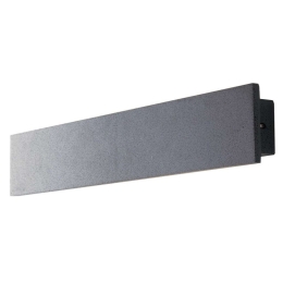 Φωτιστικό Τοίχου - Απλίκα Parker LED-PARKER-AP50 GR 16,9W Led 50x10,2x4,5cm Grey Intec