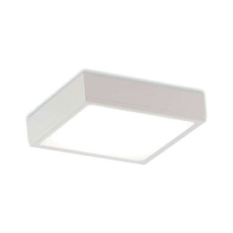 Πάνελ Klio LED-KLIO-Q17C 22W Led 2200lm 3000K 16,7x16,7x5cm White Intec Τετράγωνο Αλουμίνιο