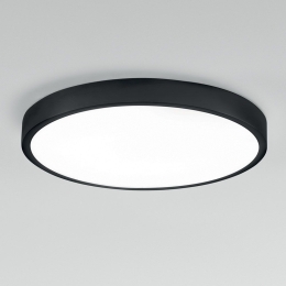 Φωτιστικό Οροφής - Πλαφονιέρα LED-Domo-R24-NER 2700lm 4000K CCT 2,4x24x24cm Black Intec