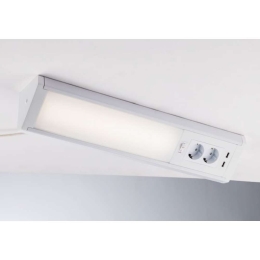 Φωτιστικό Γραμμικό Habilis LED-HABILIS-AP 15W Led Με 2 Πρίζες 2xUSB 78,5x9,2x9,2cm White Intec Πλαστικό