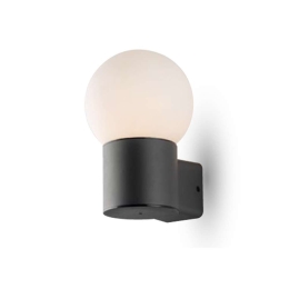 Φωτιστικό Τοίχου - Απλίκα Skittle I-SKITTLE-AP 1xE27 28W Φ15cm 22,7cm Anthracite Intec