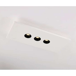 Φωτιστικό Οροφής - Πλαφονιέρα Xico LED-XICO-40X20 3x3W Led 40x20x4,7cm White Intec Γύψος
