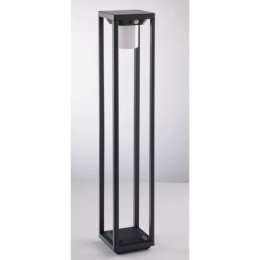 Φωτιστικό Δαπέδου Kyoto LED-KYOTO-P80 2,5W Led Με Ηλιακό Πάνελ & Αισθητήρα 14,5x14,5x80cm Anthracite