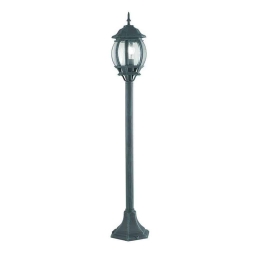 Φωτιστικό Δαπέδου Santiago LANT-SANTIAGO/P1 1xE27 60W 15,5x110,7cm Black-Green Intec