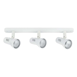 Φωτιστικό Οροφής - Σποτ Carrera SPOT-CARRERA-3 Ρυθμιζόμενο 3xE27 40W 46x12cm White Intec Μέταλλο