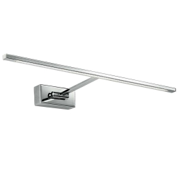 Φωτιστικό Τοίχου - Απλίκα Andromeda LED-W-ANDROMEDA/4W Ρυθμιζόμενο 4W Led 45,5x21x4,5cm Chrome Intec Μέταλλο