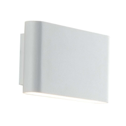 Φωτιστικό Τοίχου - Απλίκα Gamma LED-W-GAMMA/10W 2x5W Led 17x4x9cm White Intec