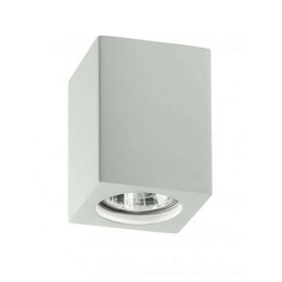 Φωτιστικό Οροφής - Σποτ Space I-SPACE-S-Q1 1xGU10 7x7x9cm White Intec Γύψος