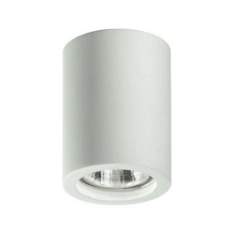 Φωτιστικό Οροφής - Σποτ Space I-SPACE-S-R1 1xGU10 Φ7cm 9cm White Intec Γύψος