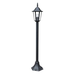 Φωτιστικό Δαπέδου Milano LANT-MILANO/P1 1xE27 60W 21x105cm Black Intec
