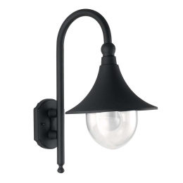 Φωτιστικό Τοίχου - Απλίκα Pavia LANT-PAVIA-AP1 1xE27 60W 26x34x48cm Black Intec