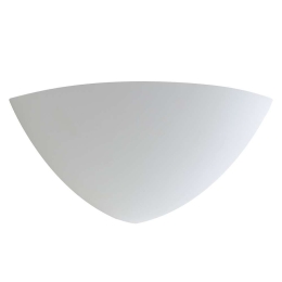 Φωτιστικό Τοίχου - Απλίκα Santorini I-SANTORINI-AP 1xE14 13W 29x21x11,5cm White Intec Γύψος