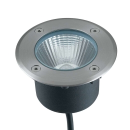 Φωτιστικό Δαπέδου Walk LED-WALK-R11 8W Led Φ11cm 9,4cm Inox Intec